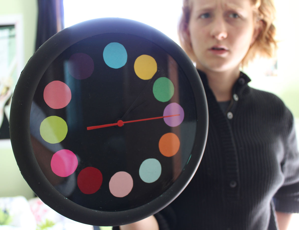 Duplicating Danish design: The colour palette clock | Hilary Makes
