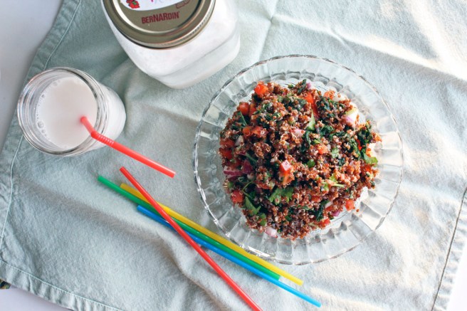 Red quinoa and kale slaw2