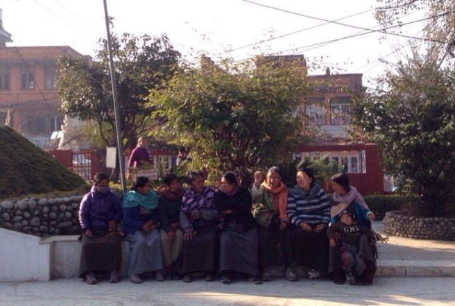 Buddha Park visitors