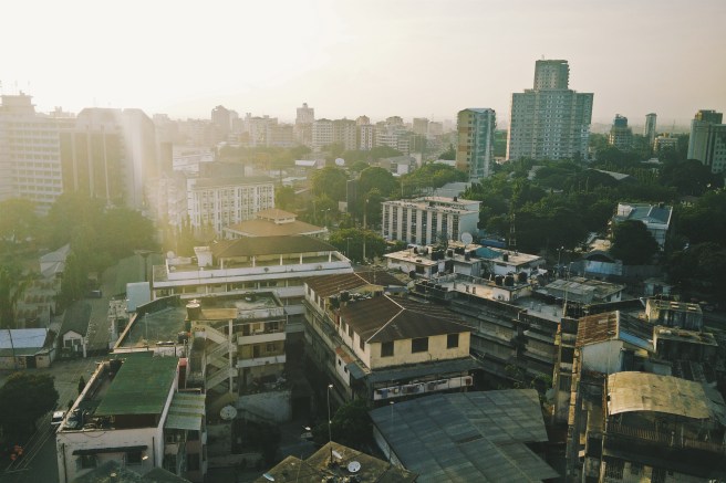 Dar es Salaam from above